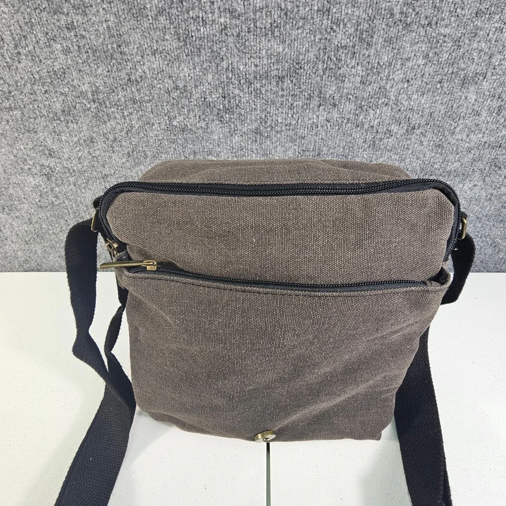 Robin Ruth Indiana The Hoosier State Canvas Messenger Bag Crossbody Shoulder EUC